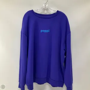 Soft Joggers Sweatshirt Crewneck By Target In Blue, Size: 2x