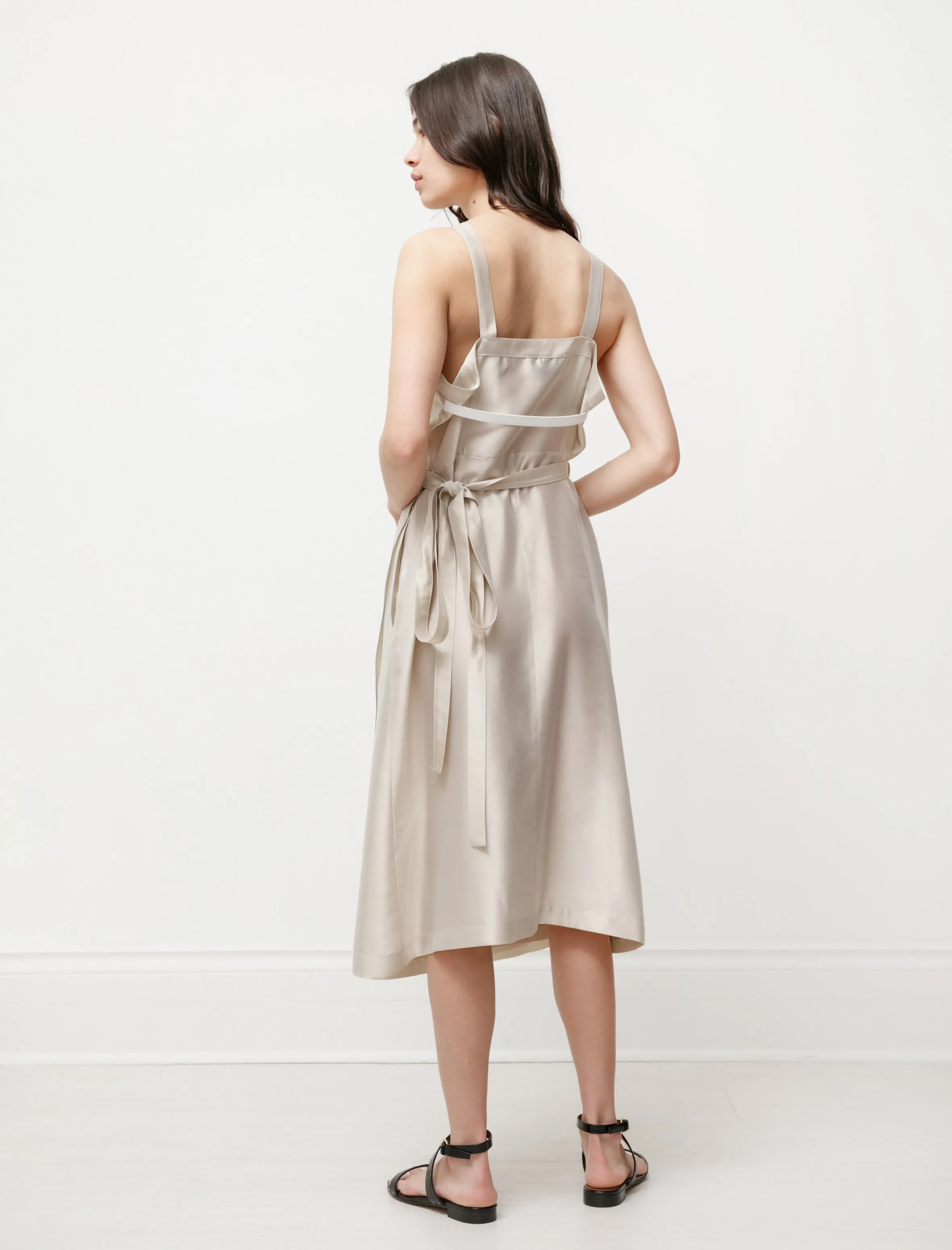 Apron Dress Champagne NonBindingEdges