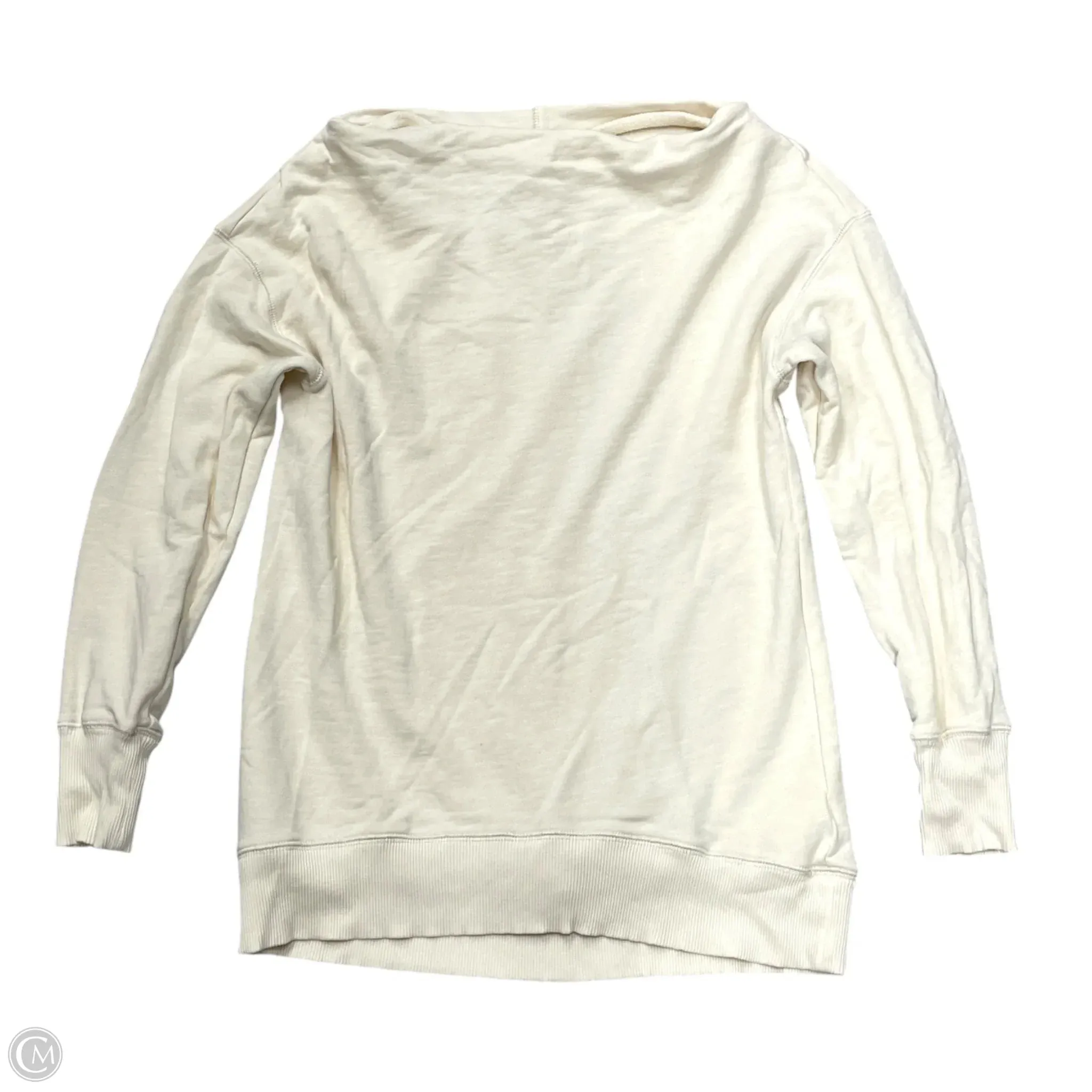 Sweatshirt Crewneck By Pilcro In Cream, Size: Xs Fashion Layers