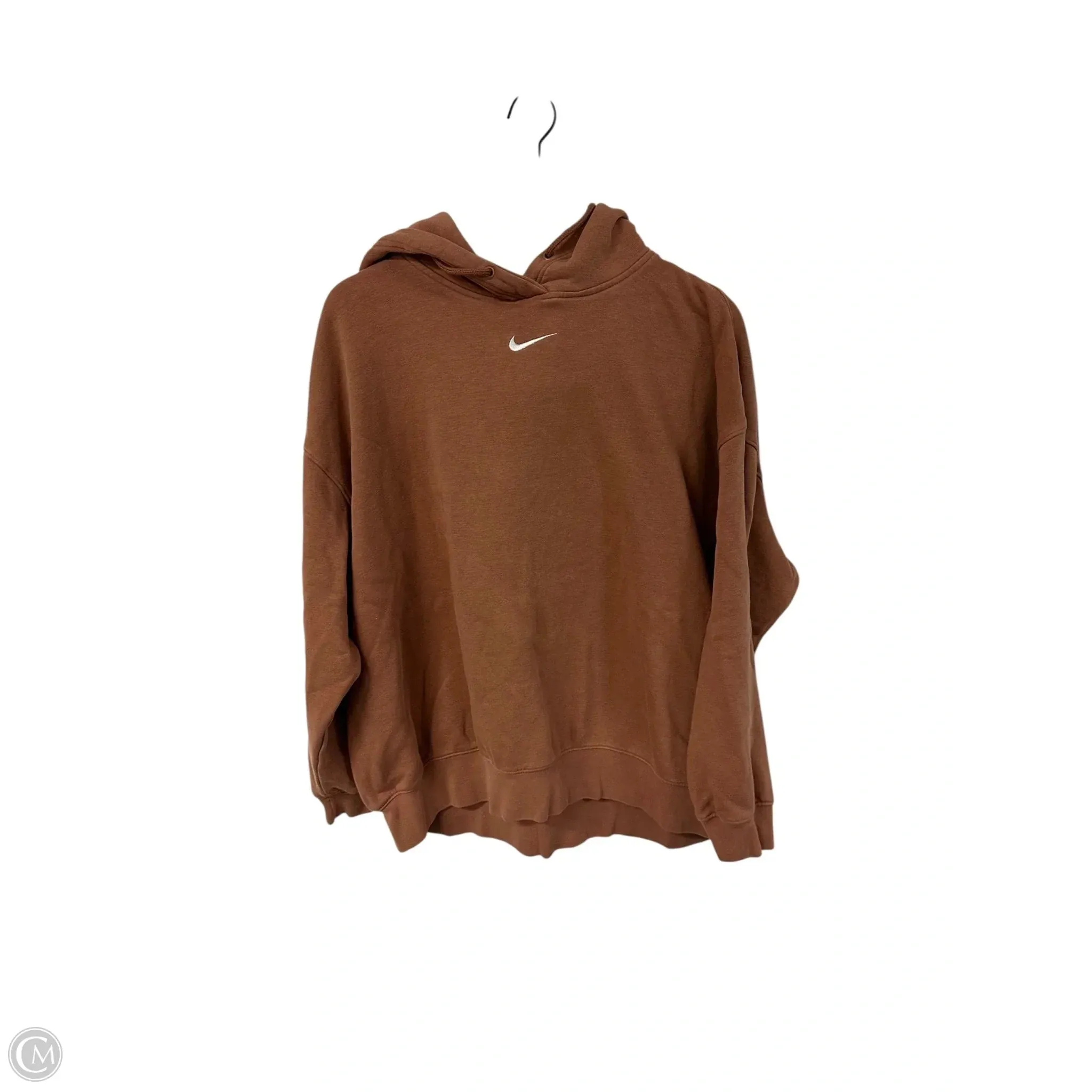 Athletic Sweatshirt Hoodie By Nike In Brown, Size: Xl EcoFriendlyMaterial Spark Soul