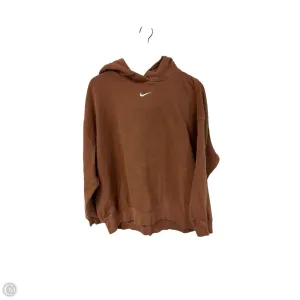 Athletic Sweatshirt Hoodie By Nike In Brown, Size: Xl EcoFriendlyMaterial Spark Soul
