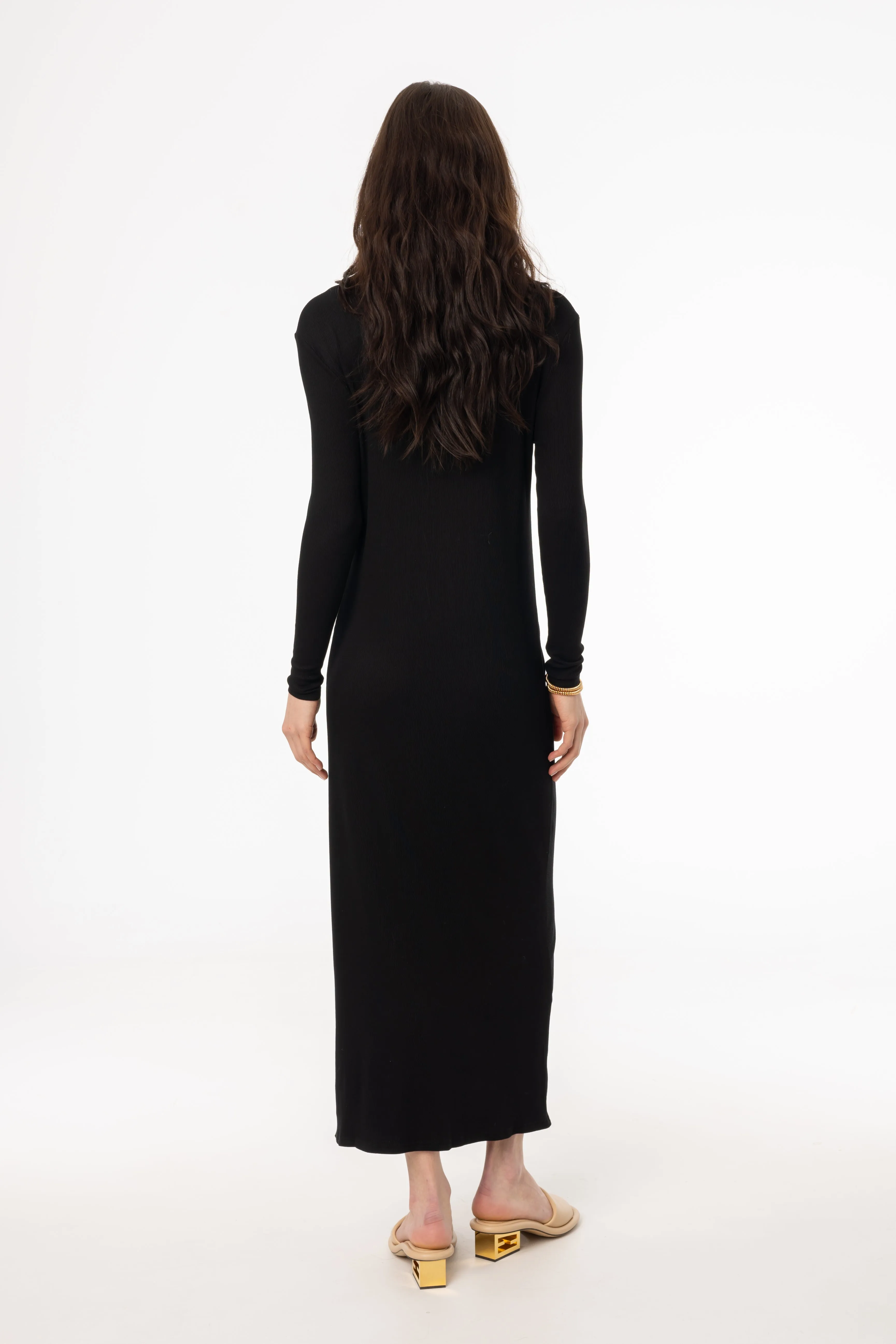 Black Ruched Cardi Maxi Dress Weekend Look
