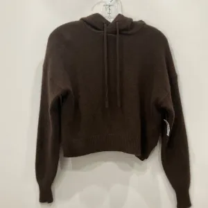 Sweatshirt Hoodie By Babaton In Brown, Size: S Model Glow Thin Core