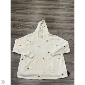 Sweatshirt Hoodie By Maurices In White, Size: 1x Bonded Seam Technology
