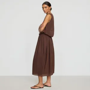 Volta Tiered Organic Cotton Dress Warm Vest