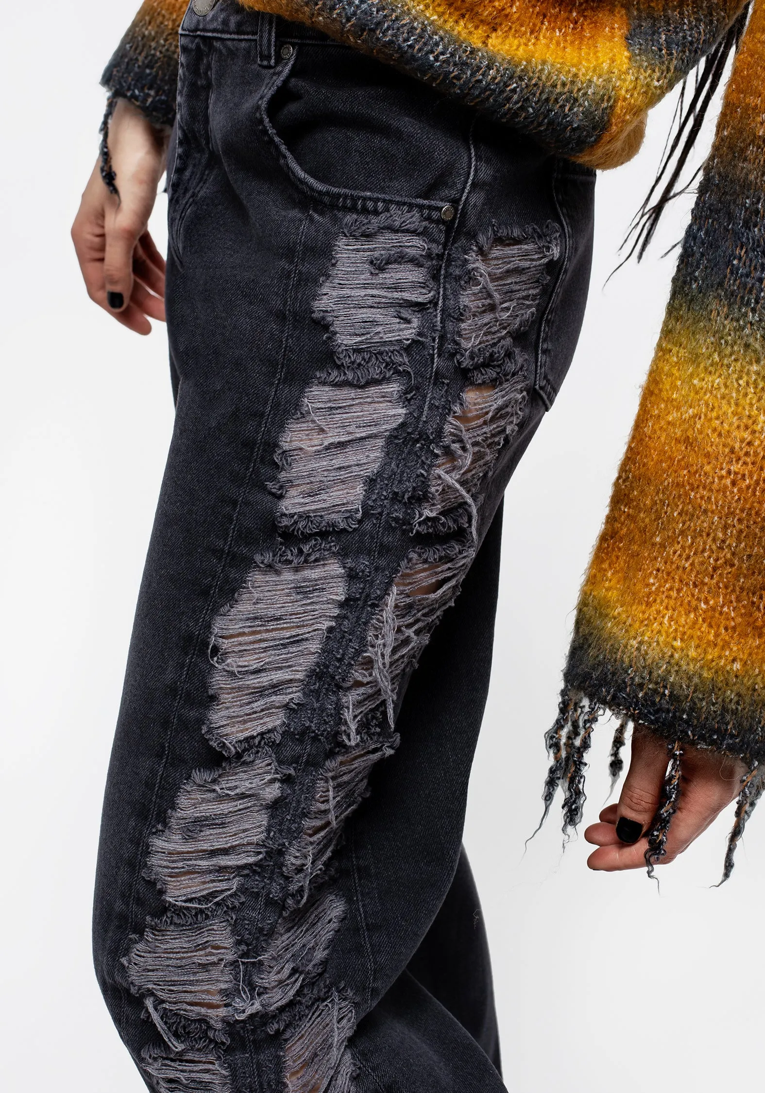 Fray Wide Leg Jeans On-the-Go Look Minimalist Style Chill Outfit