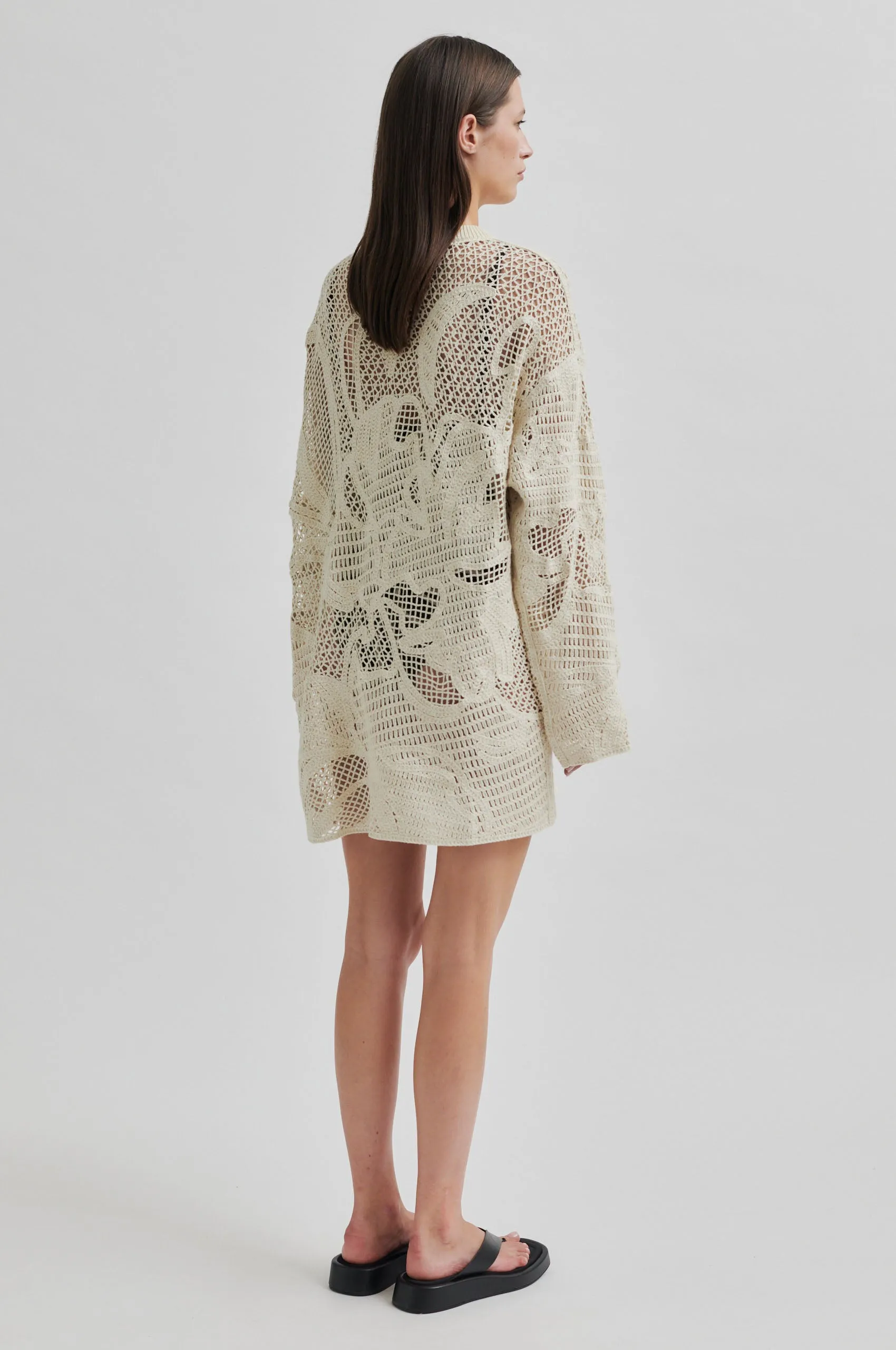 Bloemina Dress Snow Ready DoubleLayered Collar