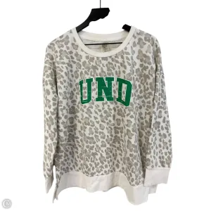 LowProfile Comfortable Tunic Sweatshirt Crewneck By Clothes Mentor In Leopard Print, Size: Xl