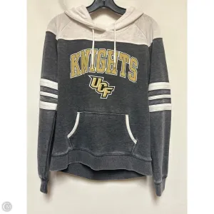 Brave Mode Flash Core Sweatshirt Hoodie By Clothes Mentor In Grey & White, Size: S