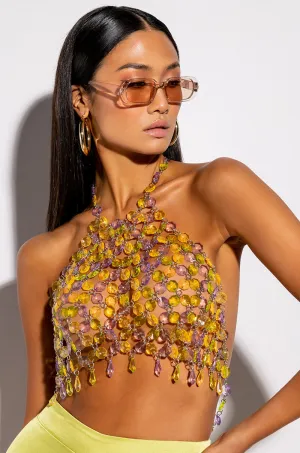 FANTASY DROP BODY CHAIN TOP Training - accessible Minimal Style