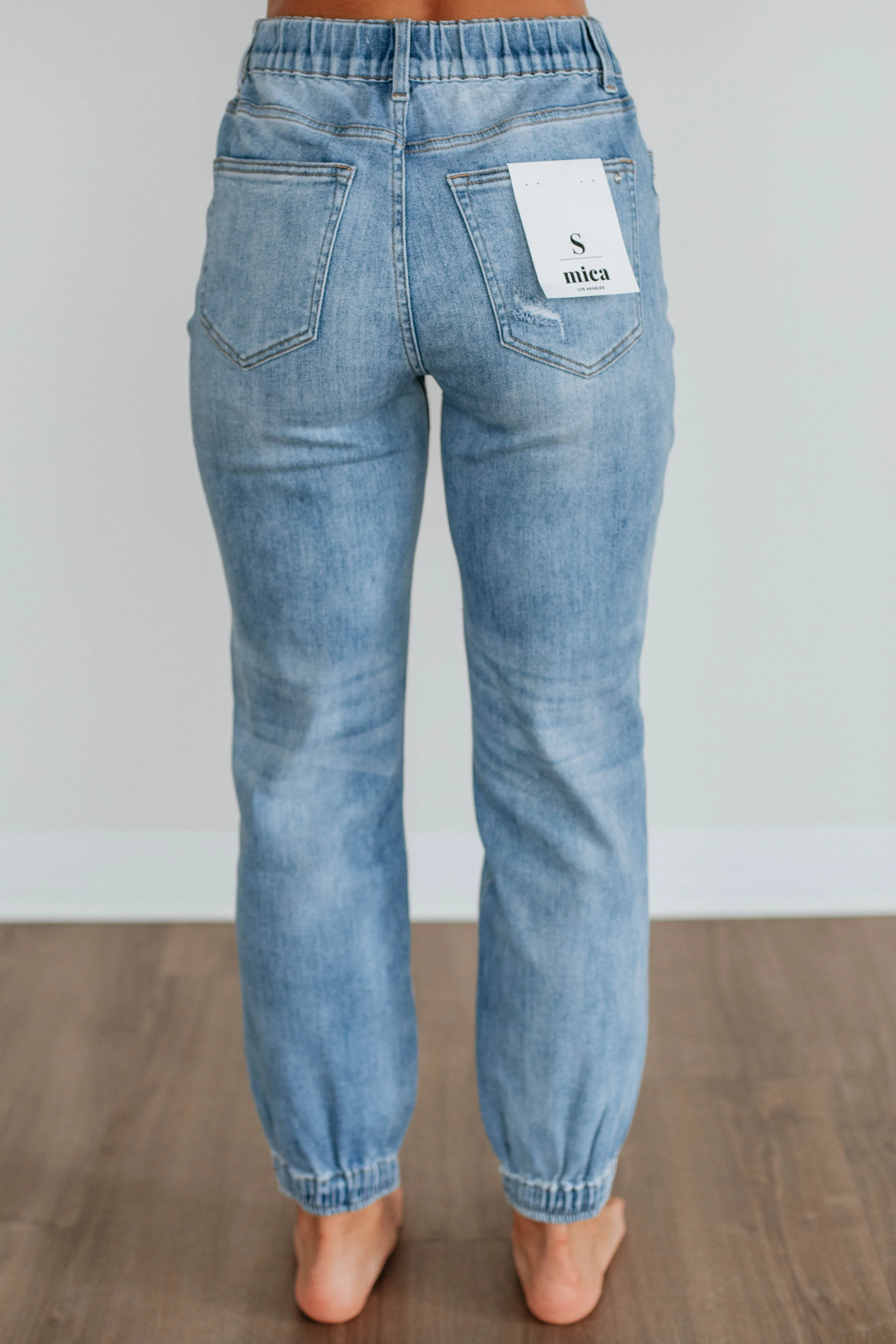Tatum Mica Denim Joggers ComfortStretch