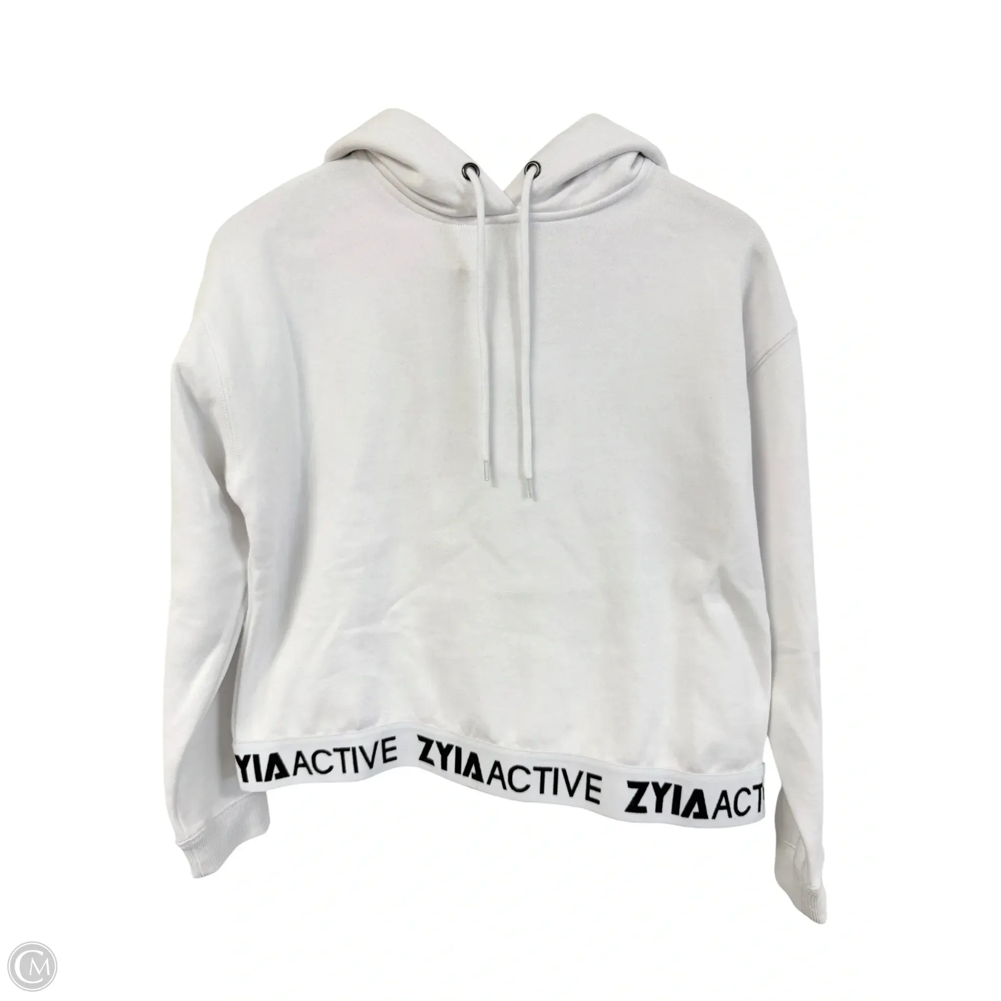 Sweatshirt Hoodie By Zyia In White, Size: S Casual Day Silent Mood
