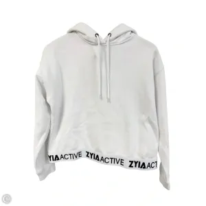 Sweatshirt Hoodie By Zyia In White, Size: S Casual Day Silent Mood