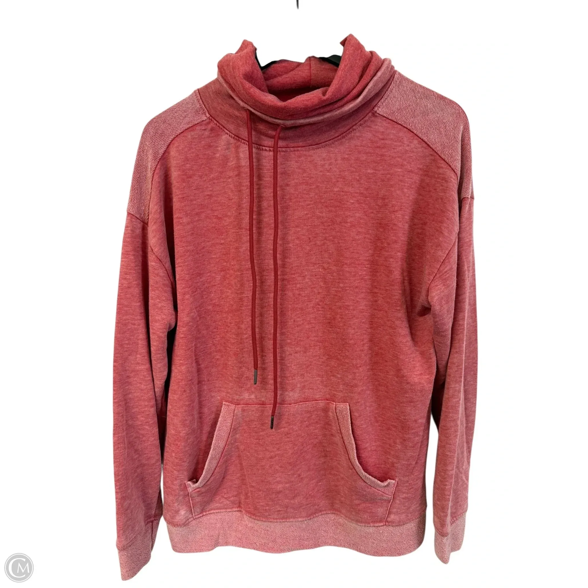 Ergonomic Pattern Ice Fit Sweatshirt Collar By Tribal In Red, Size: M