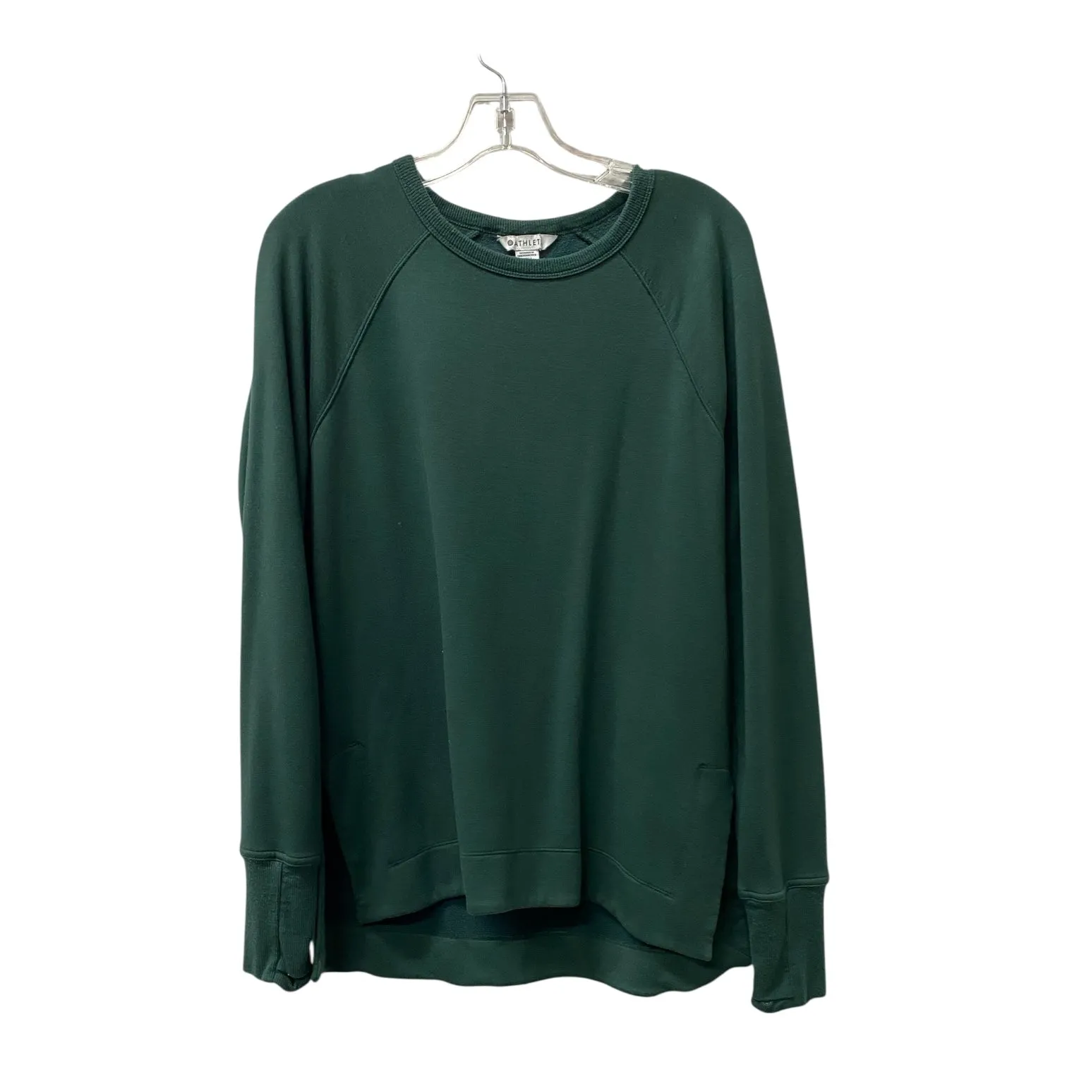 Cozy Fashion Athletic Sweatshirt Crewneck By Athleta In Green, Size:S