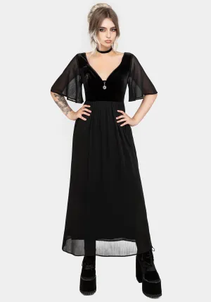 Soft fabric maxi gown Oculist Chiffon Maxi Dress