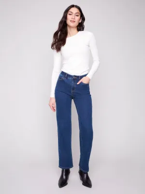 Bold Traveler Gear Charlotte Straight Leg Jeans - Indigo