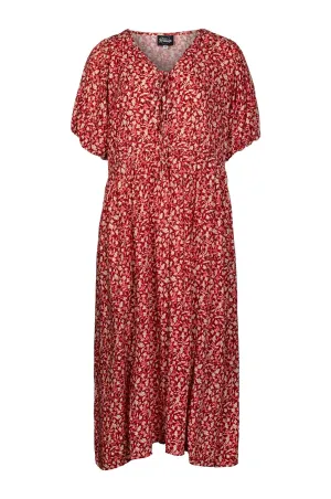 Day Off AntiPilling Surface Dress | RED DITSY | 7321C1
