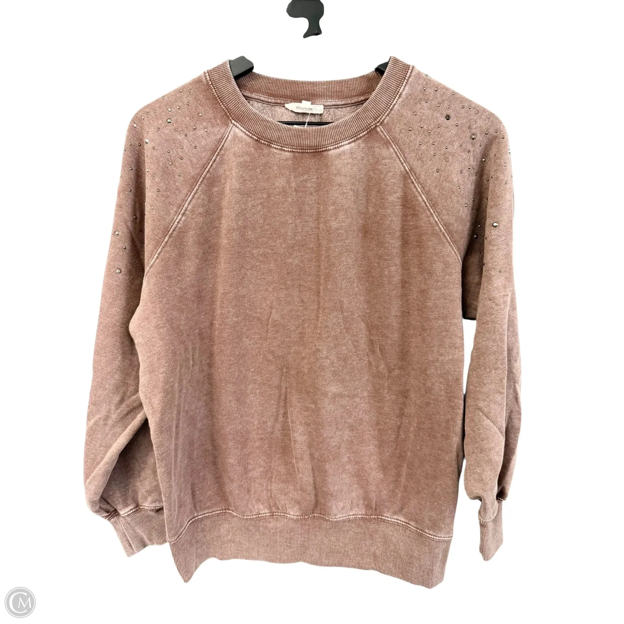 Sweatshirt Crewneck By Maurices In Mauve, Size: S RecycledBlend Spanish Glow