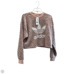 Light Sweatshirt Sweatshirt Crewneck By Adidas In Pink, Size: M