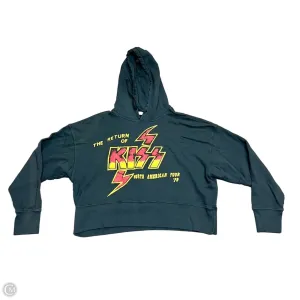 Sweatshirt Hoodie By Daydreamer In Grey, Size: S Sustainable Manufacturing UVProtectionCloth