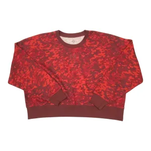 Athletic Sweatshirt Crewneck By Under Armour In Red, Size:L AntiStaticTechnology