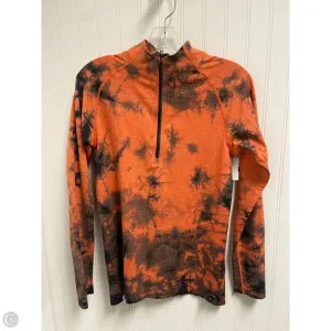 Bonded Seam Technology Tropical Glow Athletic Sweatshirt Collar By Lululemon In Tie Dye Print, Size: S