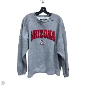 Sweatshirt Crewneck By Clothes Mentor In Grey, Size: Xl Lightweight Fabric