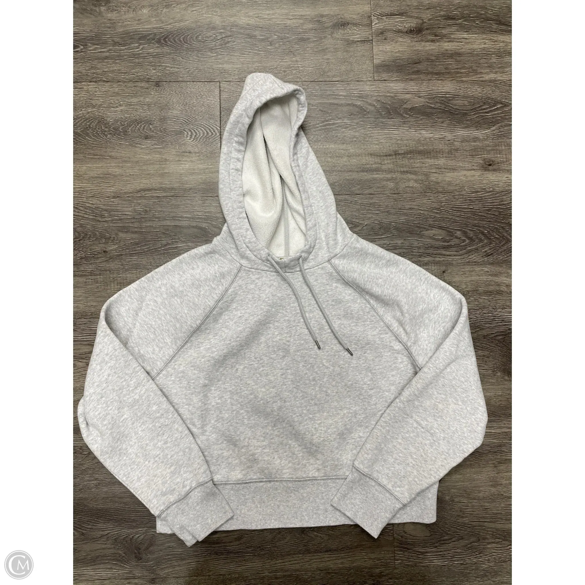 Sweatshirt Hoodie By Universal Thread In Grey, Size: L MoistureWickingTechnology Basic Wardrobe