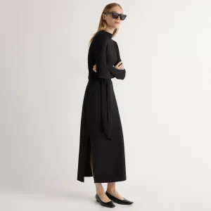 Vero Tie-Front Long-Sleeve Dress Active Gear