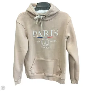 Athletic Sweatshirt Hoodie By Clothes Mentor In Tan, Size: M Harbor Style