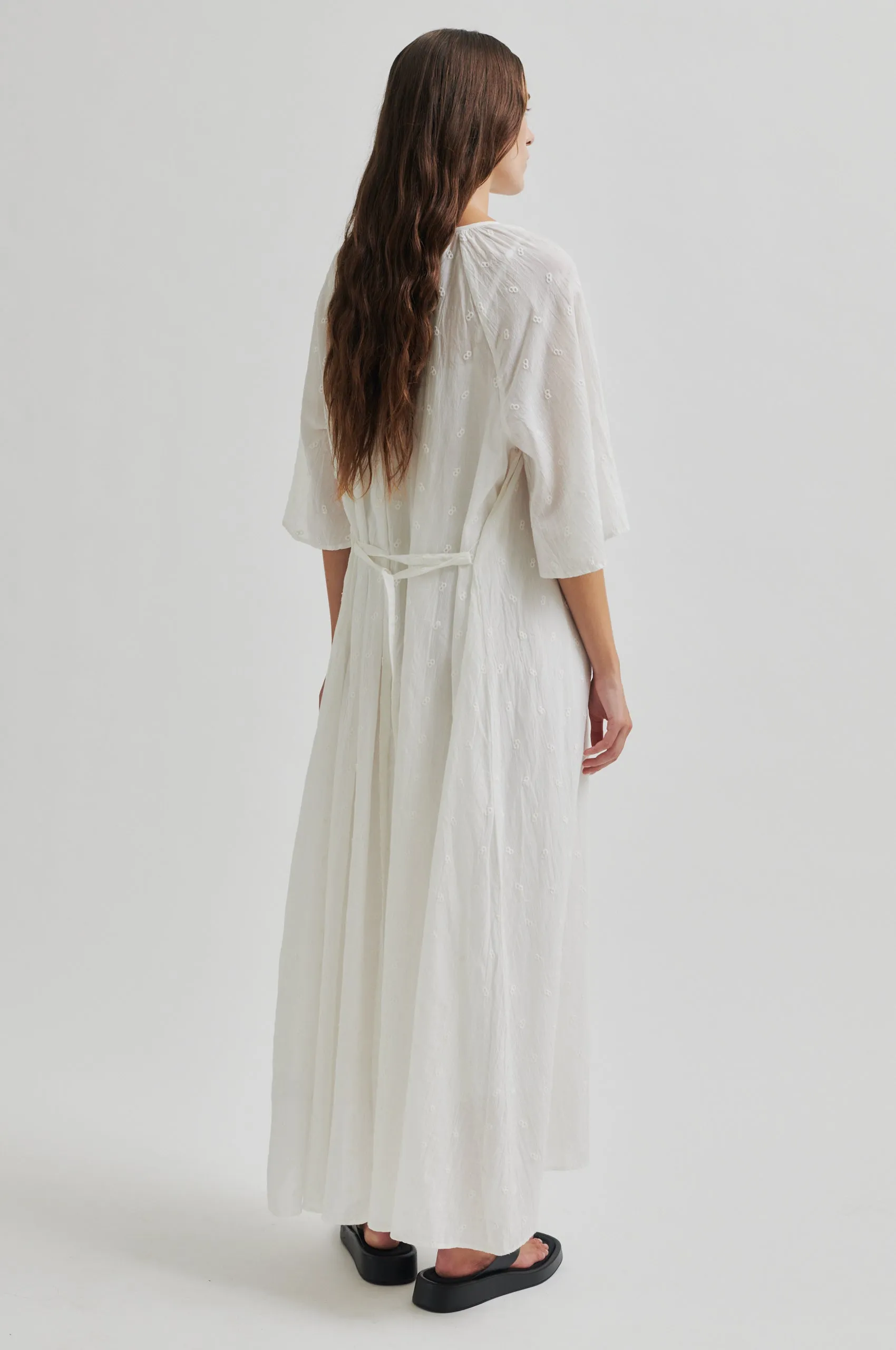 Ericae Dress Tencel Blend Fabric Smile Glow