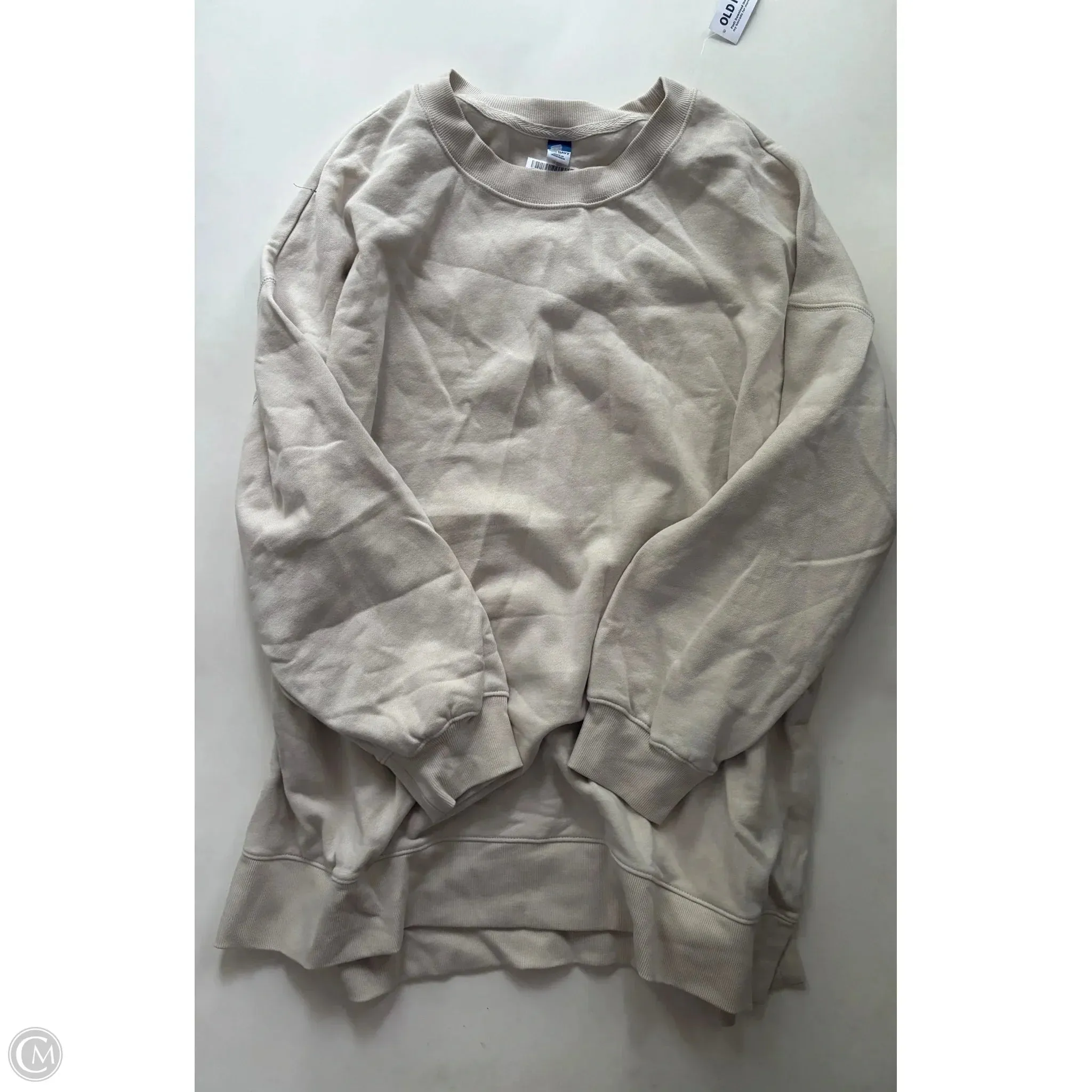 Snow Core Sweatshirt Crewneck By Old Navy In Cream, Size: Xl