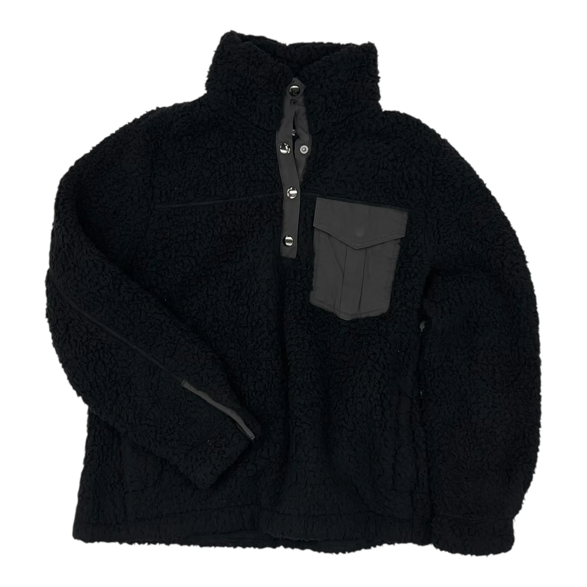 Outdoor Activity Sweatshirt Collar By Abercrombie And Fitch In Black, Size:M