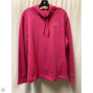 Fashion Design Sweatshirt Crewneck By Vineyard Vines In Pink, Size: L