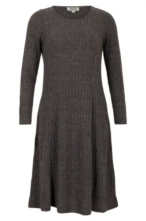 british retro Dress | GRAPHITE | 7962B1