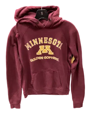 Sweatshirt Hoodie By  Cmc In Maroon, Size:L FoldableDesign OdorControl Treatment
