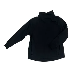Vision Fit MatteFinishTexture Sweatshirt Collar By Athleta In Black, Size:Xl