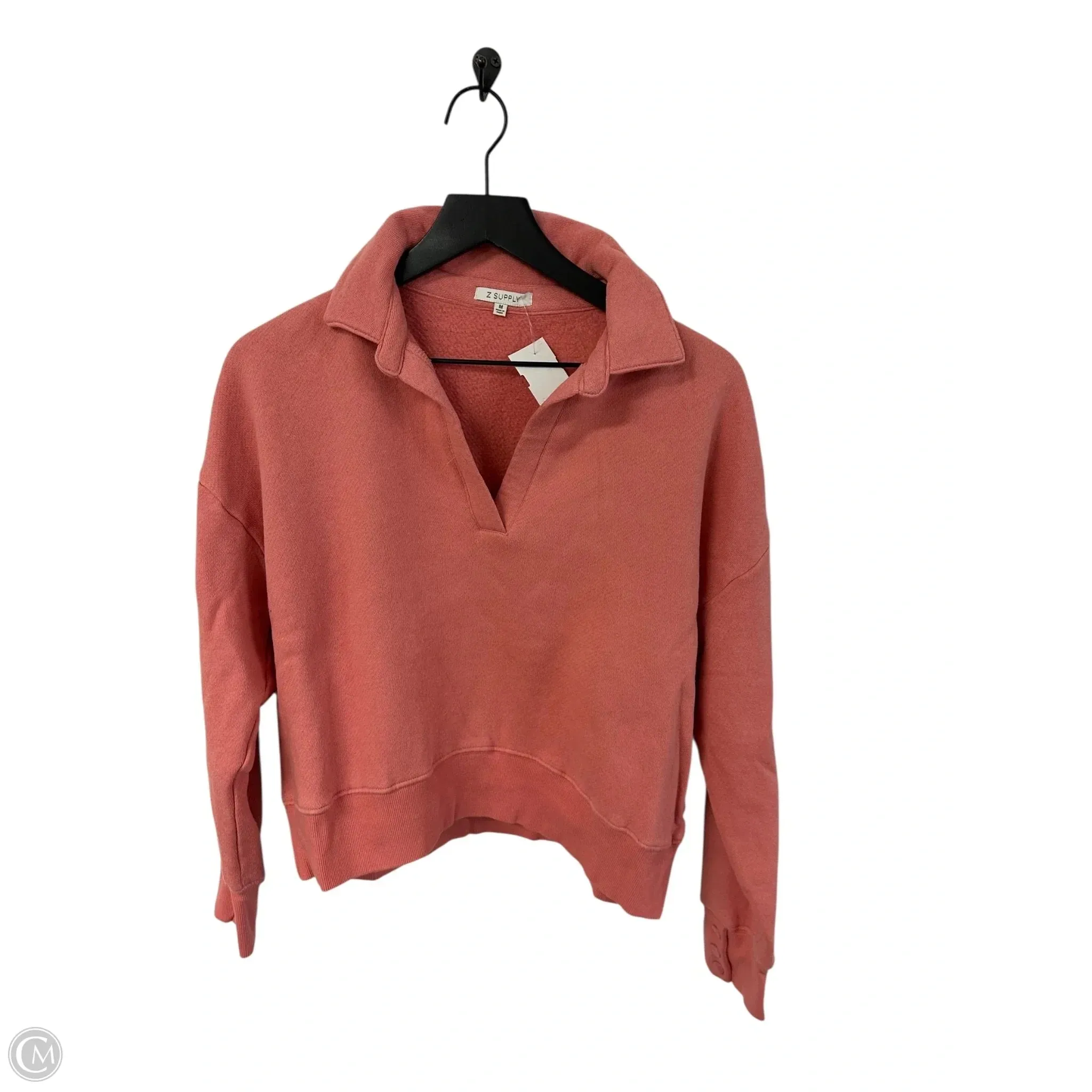 Sweatshirt Collar By Z Supply In Orange, Size: M Fearless Mode