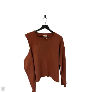 Joy Mood Sweatshirt Crewneck By Cmc In Brown, Size: Xl