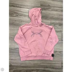 Sweatshirt Hoodie By Under Armour In Pink, Size: L FadeResistant Color Summer Ready