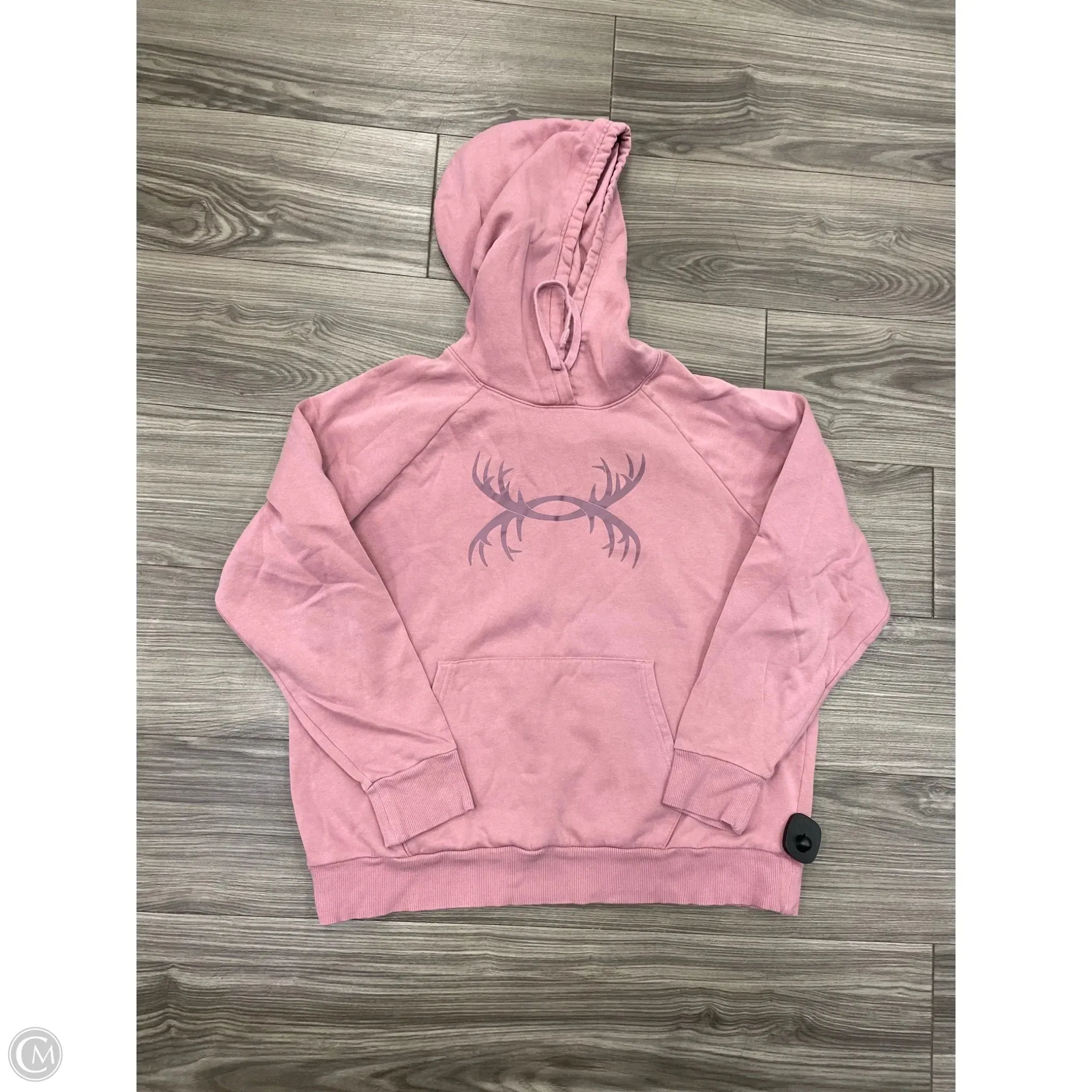 Sweatshirt Hoodie By Under Armour In Pink, Size: L FadeResistant Color Summer Ready