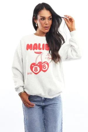 Grey Graphic Sweater Long Sleeve Trendy Outfit Fresh Relaxed