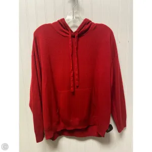 Outdoor Footwear Durable Reinforced Edges Sweatshirt Hoodie By New York And Co In Red, Size: Xl
