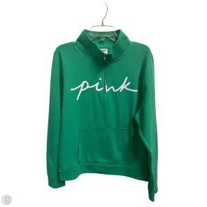 Game Core TearResistant Athletic Sweatshirt Collar By Pink In Green, Size: Xl