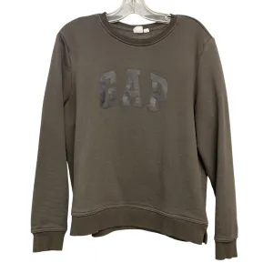 WrinkleResistant Finish Athletic Sweatshirt Crewneck By Gap In Green, Size:L