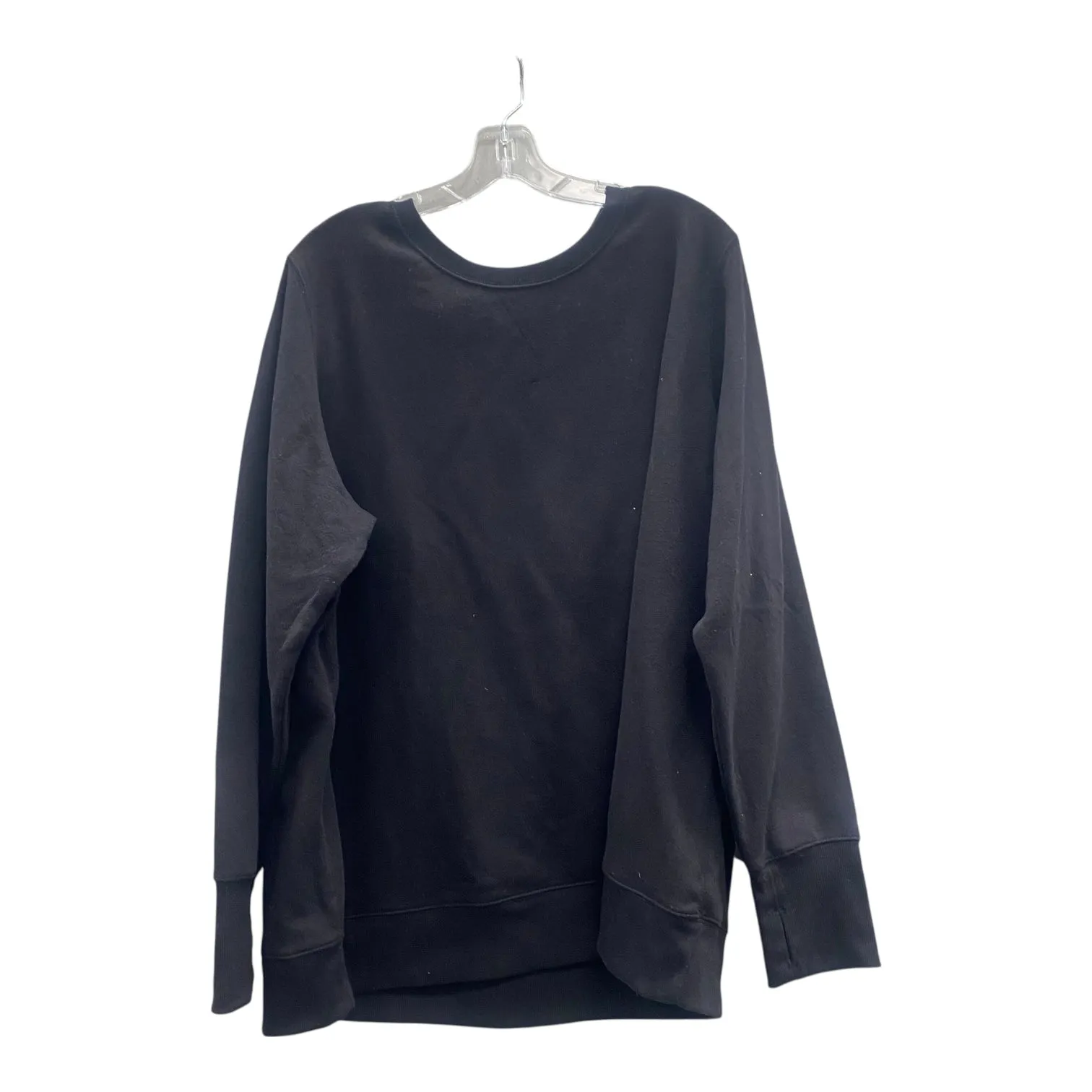 Rugged shoes SoftTouchLining Athletic Sweatshirt Crewneck By Tek Gear In Black, Size:3X