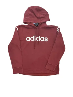 Sweatshirt Hoodie By Adidas In Maroon, Size:Xl UVProtectionFinish Seamless construction