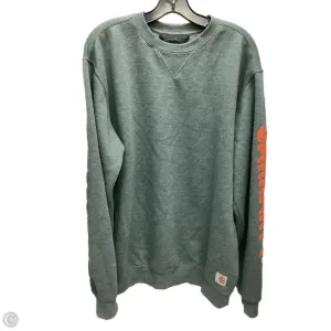 Trendy Outerwear Sweatshirt Crewneck By Carhartt In Green, Size: M