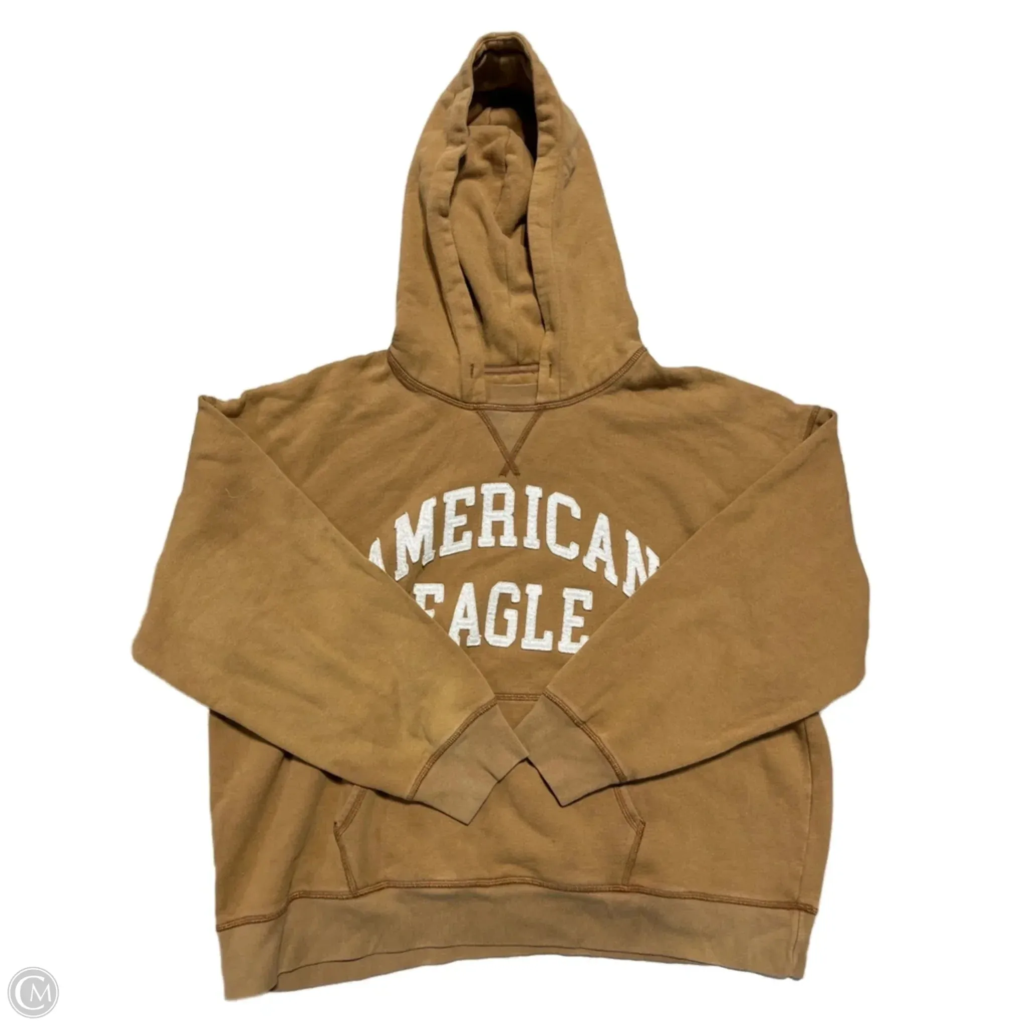 Cool Vest FlexSeamTechnology Sweatshirt Hoodie By American Eagle In Tan, Size: M